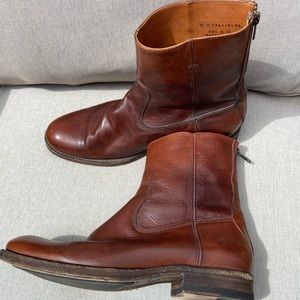 Frye Men’s size 9 heel zip boots